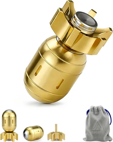 Juguetes antiestrés de metal de estilo atómico para adultos, juguete de escritorio 3 en 1 con spinner y clic EDC, accesorios geniales para aliviar