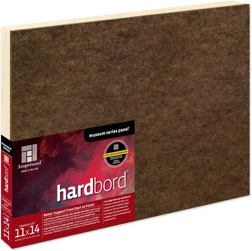 Miniatura 49 de Ampersand Art Supply Panel de Pintura de Madera Dura: Serie Museum Hardbord, 11" x 14", Perfil Plano de 1/8 Pulgada Perfil plano de 1/8 pulgadas