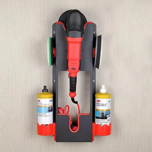 Miniatura 5 de Soporte de pared para pulido, pulidor rotativo para coche, organizador de detalles, organizador de detalles, estante de almacenamiento