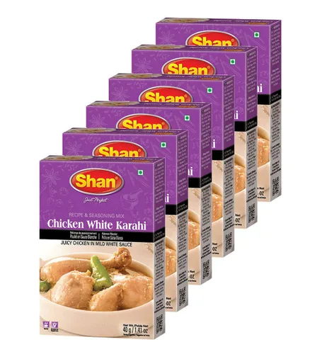Miniatura 78 de Shan Korma Recipe and Seasoning Mix 1.76 oz (50g) - Spice Powder for Traditional Meat in Yogurt Sauce - Suitable for Vegetarians - Airtight Bag in a