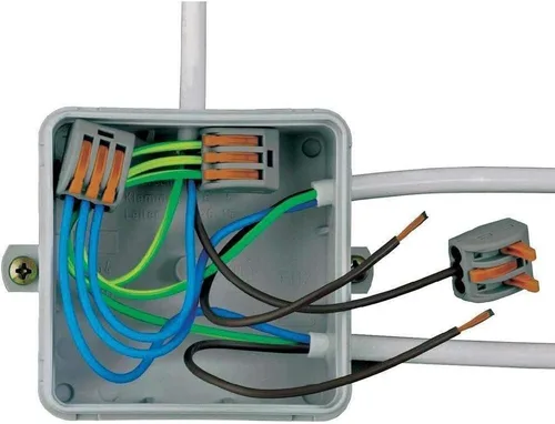 Miniatura 6 de 50 conectores de palanca, tuercas de combinación de 2 conductores, conectores de cable compactos, terminal de conexión rápida 28-12 AWG adecuado