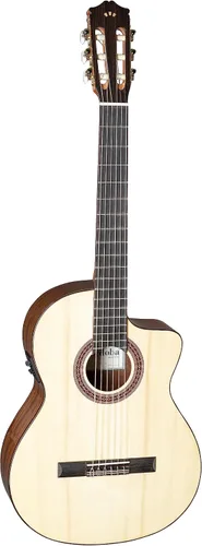 Miniatura 12 de Cordoba C5-CE CD Lefty Cutaway Acústico-Eléctrica Guitarra de Cuerda de Nailon, Serie Iberia