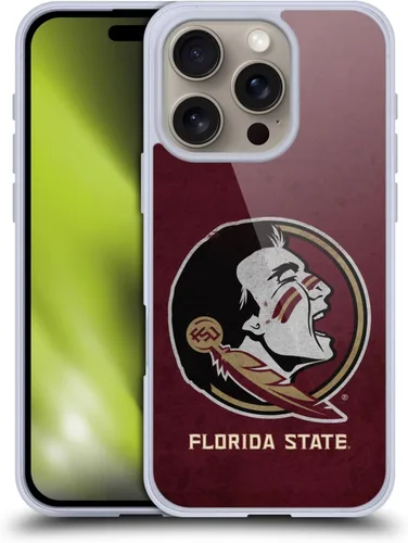 Miniatura 10 de Head Case Designs Funda de gel suave FSU Seminoles de la Universidad Estatal de Florida con licencia oficial compatible con Apple iPhone 13 Pro Max