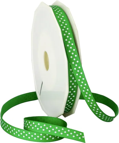 Miniatura 26 de Morex Ribbon Swiss Dot - Cinta de grogrén de poliéster, carrete de 3/8 pulgadas por 20 yardas, aguamarina