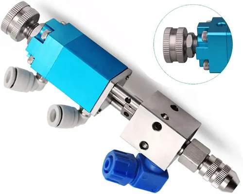 Miniatura 7 de Válvula dispensadora de pegamento de válvula dispensadora de dedal neumática de precisión 0.0 fl oz