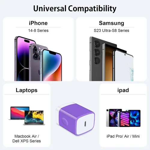 Miniatura 6 de Cargador rápido Samsung para Samsung Galaxy A36 5G/A17/A56/A26/A55/A54 5G/A16 5G/A15/S25 Ultra/S24 FE/S23/S22/S21/Z Flip 7/Fold 7, enchufe de pared