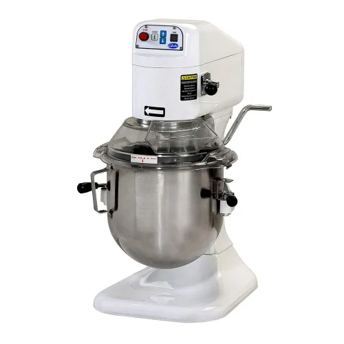 Globe Food Equipment SP08 Mezclador planetario de encimera de 3 velocidades de 8 cuartos de galón, acero inoxidable, 115 V, NSF