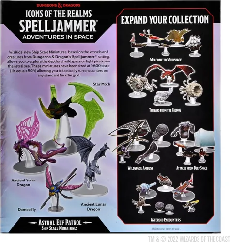 Miniatura 3 de Iconos de D&D de los reinos: escala de barcos - Patrulla de elfos astrales
