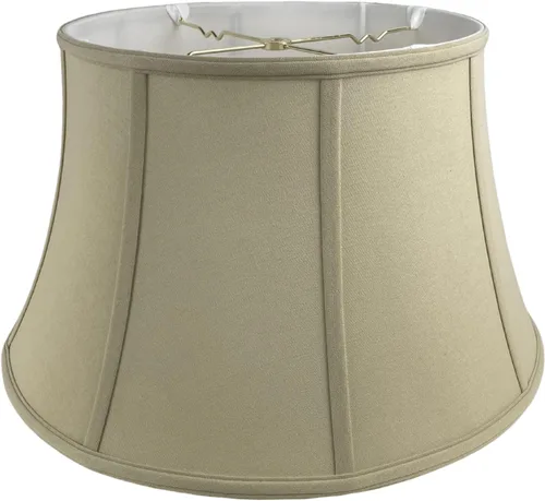 Miniatura 18 de Royal Designs, Inc. BSO-711-17WH - Pantalla de lámpara de campana de tambor poco profunda, 11 x 17 x 10, color blanco