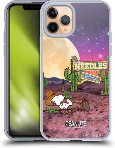 Miniatura 24 de Head Case Designs Funda de gel con licencia oficial de Peanuts Nebula Cactus Needles Snoopy Space Cowboy [protección de grado militar] compatible