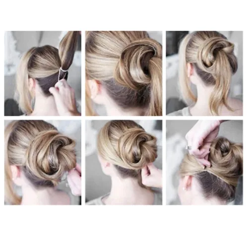 Miniatura 6 de Cepillo de burlas, cepillo de pelo de burlas, mango de plástico, cepillo de pelo de nailon portátil de viaje, herramienta de peinado para cortar