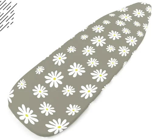 Miniatura 6 de Encasa XO Funda y almohadilla para tabla de planchar de 42 x 14 pulgadas, tamaño estándar, funda de fieltro de 0.118 pulgadas de grosor acolchada