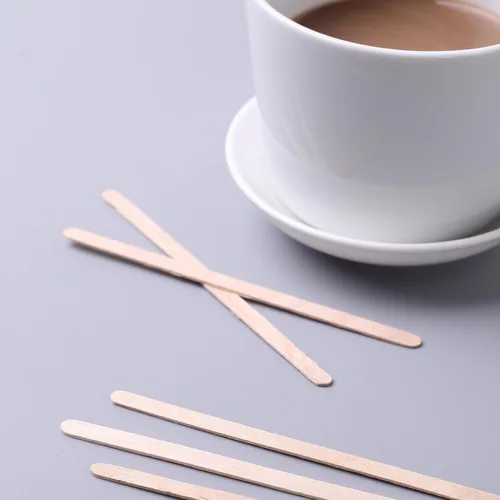 Miniatura 7 de Efavormart - Paquete de 5000 agitadores de café desechables redondos clásicos de madera de abedul de 4 pulgadas