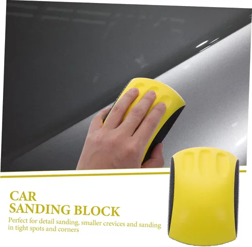 Miniatura 2 de OSALADI Bloque de lijado manual en forma de ratón, almohadilla de pulido de diseño ergonómico para comodidad Material para espacios reducidos