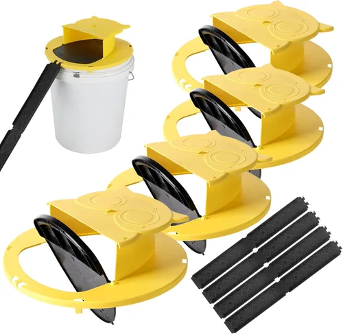 Miniatura 9 de Mouse Rat Trap Bucket,5 Gallon Mouses Rat Traps Indoor for Home,Reusable Mouse Catching Tool-Owl Style, Bucket Lid Rat Traps Indoor Outdoor[5 Gallon