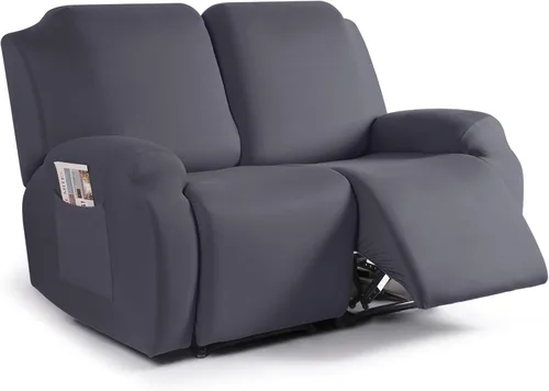 Miniatura 40 de TAOCOCO Funda para sofá reclinable, 3 piezas de fundas de tela de poliéster elástica para sofá reclinable de 3 asientos, protector de muebles suave