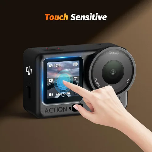 Miniatura 5 de AMAZEAR Protector de pantalla de lente para accesorios DJI Osmo Action 6 (paquete de 6), protector de pantalla de vidrio templado Action6 Pro