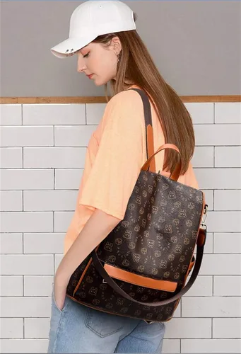 Miniatura 6 de NAITOKE Women Backpack Purse PU Leather Anti-theft Lightweight Ladies Travel Backpack