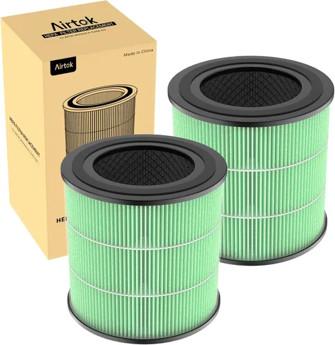 Miniatura 10 de AIRTOK Filtros de repuesto para purificador de aire AP0601, filtro HEPA de alta eficiencia 4 en 1 (paquete de 2)