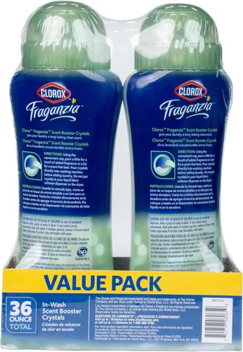 Miniatura 7 de Clorox Fraganzia Cristales Potenciadores de Aroma para Lavandería en Aroma de Madera de Cedro y Salvia - Perlas Perfumadas Frescas para el Lavado