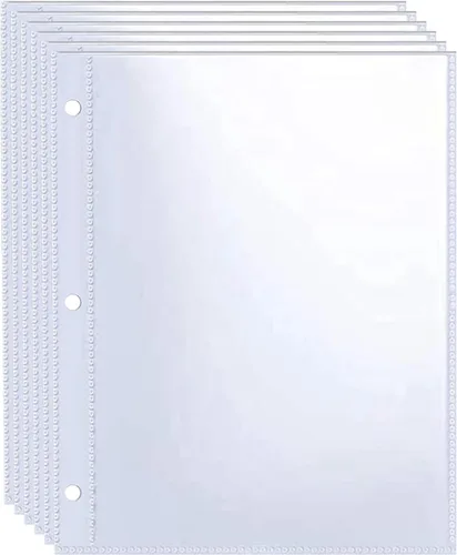 Miniatura 8 de Paquete de 40 fundas para tarjetas fotográficas de 3.5 x 5 pulgadas para carpeta A5 Mini de 3 anillas, fundas de fotos ultra transparentes, 2