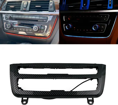 Accesorios de iluminación LED para panel de aire acondicionado interior del automóvil, luz ambiental para BMW Serie 3, 4, 3GT, F30, F36, M3, M4.
