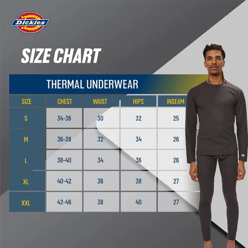 Miniatura 6 de Dickies Conjunto de ropa interior térmica Long Johns para hombre, 2 piezas de capa base para clima frío para hombre