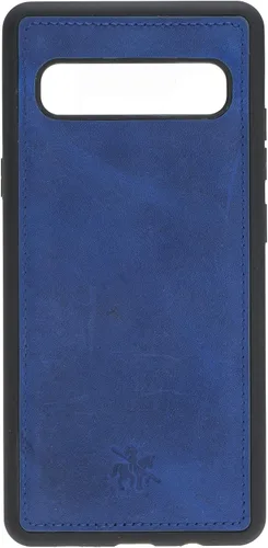 Miniatura 9 de Venito Lucca - Funda de piel compatible con Samsung Galaxy Note 10 (6,3 pulgadas), extra segura, con cubierta trasera acolchada, cocodrilo negro