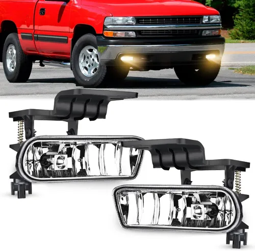 Miniatura 9 de Nilight - Juego de luces antiniebla compatible con Chevy Silverado 1999 2000 2001 2002 1500 2500 2001-2002 3500 Chevy Silverado 2000-2006 Suburban