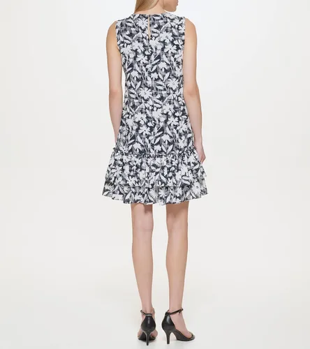 Miniatura 4 de Tommy Hilfiger Tommy Hilfiger - Vestido de cambio sin mangas con doble volante para mujer
