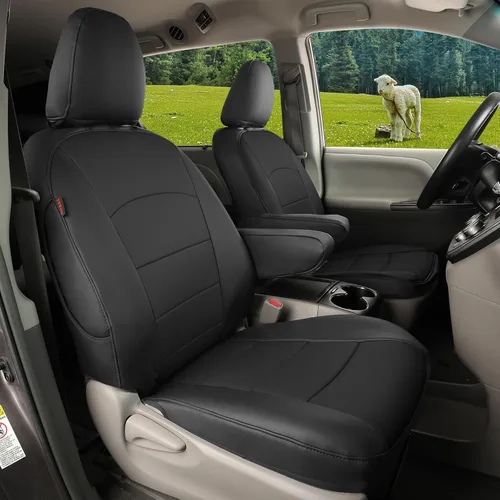 Miniatura 11 de coverdream Odyssey Fundas de asiento de automóvil de ajuste personalizado para Honda Odyssey 2004-2010, asiento de capitán de 2ª fila, totalmente