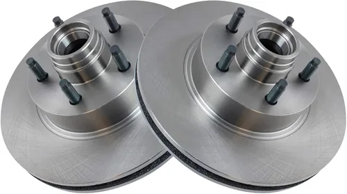 Miniatura 6 de TRQ Kit de pastillas de freno delantero y rotor, kit químico de freno, pastillas de freno de cerámica compatible con Ford Ranger 2003-2011 Mazda