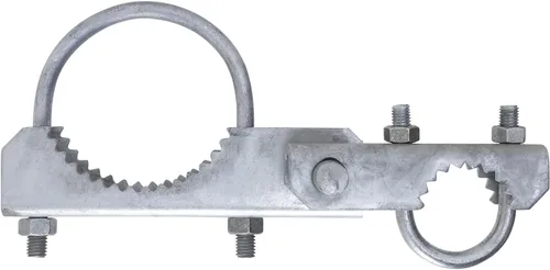 Miniatura 9 de VIVIDA Bisagra de puerta de eslabones de cadena, bisagra de 180 grados para valla de alambre, resistente, ajuste de poste de 4 pulgadas de diámetro