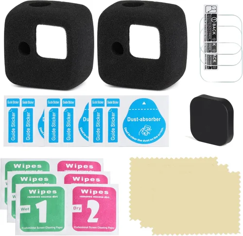 Miniatura 7 de HSU Windslayer - Funda y protector de pantalla de lente para GoPro Hero 11 Black Mini, funda Windslayer (paquete de 2) + protector de pantalla