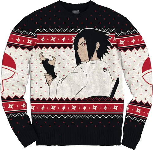 Miniatura 2 de Ripple Junction Naruto Shippuden Christmas Holiday Anime Adult Crew Neck Sweater