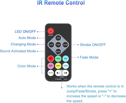 Miniatura 6 de Telbum luces estroboscópicas, 54 luces LED RGB súper brillantes, luz estroboscópica mini para fiestas, luces estroboscópicas de Halloween