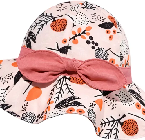 Miniatura 108 de Sombrero de sol para bebé niña con UPF 50+ sombrero de playa ajustable para exteriores con ala ancha