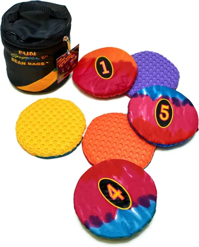 Puf redondo numerado 1-6 con estuche de transporte, varios colores por: Saturnian I