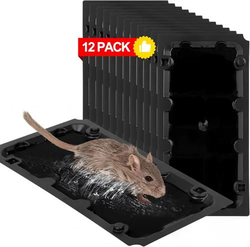Miniatura 10 de Paquete de 6 trampas adhesivas para ratones, súper grandes de 47.2 x 11 pulgadas, trampas de pegamento para ratones y ratas, trampas para interiores