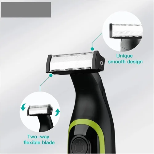 Miniatura 3 de Maquinillas de afeitar V-G-R afeitadora de pelo impermeable Máquina de afeitar corporal Maquinilla de afeitar facial Recortadora de barba recargable