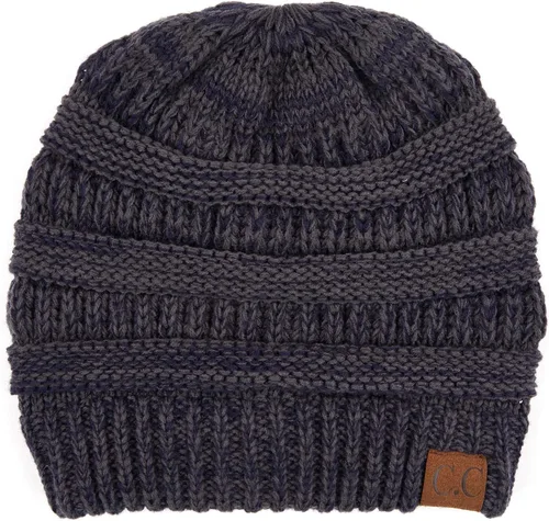 Miniatura 153 de C.C Trendy Warm Chunky Soft Stretch Cable Knit Beanie