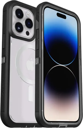 Miniatura 9 de OtterBox Funda para iPhone 14 Pro (solamente) Defender Series XT, color lavanda (púrpura/transparente), sin pantalla, resistente, se ajusta a
