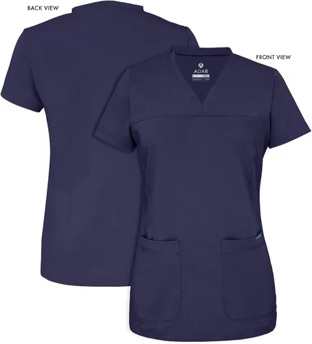 Miniatura 5 de Adar Pro - Ropa quirúrgica para mujer, camisa con cuello en V