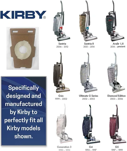 Miniatura 3 de Cinta de aspiradora Kirby de 2 unidades Pieza de repuesto original OEM #301291G Compatible con todos los modelos de aspiradora vertical Kirby