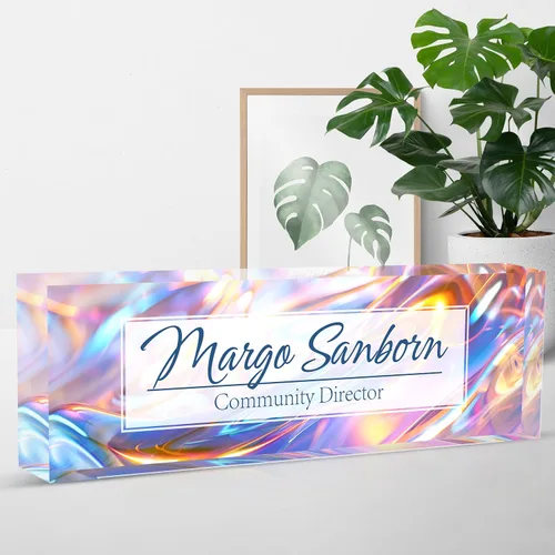 Miniatura 38 de Placa de nombre para escritorio, placa de nombre de escritorio personalizada, regalos para compañeros de trabajo, jefe, profesor, enfermera, regalos