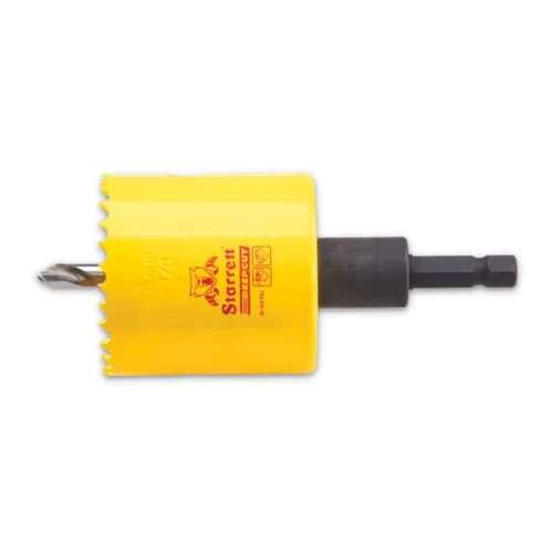 Miniatura 27 de Starrett DCH0136-G - Sierra perforadora bimetálica de corte profundo con dientes HSS resistentes a la abrasión - Ideal para cortar metal, acero