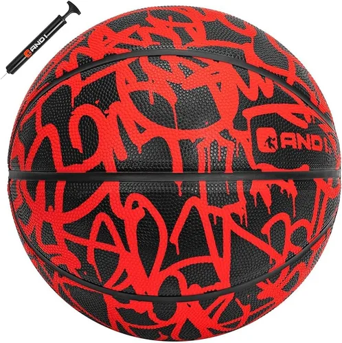 Miniatura 13 de AND1 Fantom Graffiti - Baloncesto de goma para uso en interiores y exteriores, construcción de canal profundo y durabilidad