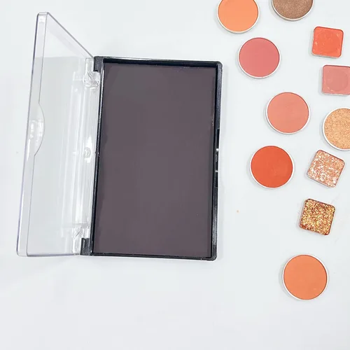 Miniatura 4 de Paleta de maquillaje de peso ligero de sombra de ojos magnética vacía de tamaño pequeño - Viajar, paleta de depósito 4.76 x 3.11, Negro
