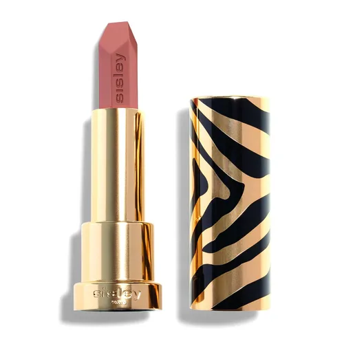 Sisley Paris Le Phyto-Rouge, 10 Beige Jaipur - Lápiz labial de hidratación de larga duración, color inmediato, acabado ultra luminoso, rellena y