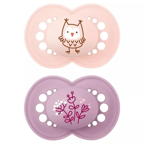 Miniatura 10 de MAM Chupetes mate originales para bebé, Chupete para 16+ meses, pezón de silicona sin BPA, fácil de limpiar, lo mejor para bebés amamantados, Verde